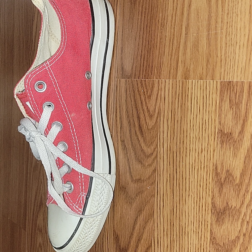 Red Converse Sneakers - Picture 6 of 8